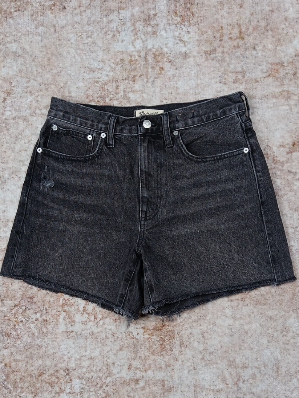 Madewell Relaxed Mid Length Denim Shorts Size 27
